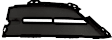 Front, Driver and Passenger Side Bumper Grilles, Textured Black