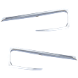 Front, Driver and Passenger Side Grille Trim, Chrome