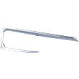 Front, Driver and Passenger Side Grille Trim, Chrome