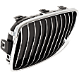 Base Driver and Passenger Side Grille Chrome Shell w/ Textured Black Insert