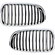 Driver and Passenger Side Grille Assemblies, Grille, For Models With M Package