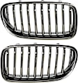 2014-2016 BMW 528i - Base Driver and Passenger Side Grille Chrome