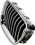 2014-2016 BMW 528i - Base Driver and Passenger Side Grille Chrome