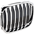 Driver and Passenger Side Grille Chrome Shell with Silver Insert