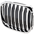 Driver and Passenger Side Grille Chrome Shell with Silver Insert