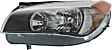 Driver and Passenger Side Halogen Headlight, With bulb(s), OE Replacement