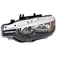 Driver and Passenger Side Headlights, with Bulbs, Halogen, For Models without HID Option, CAPA Certified