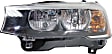 Driver and Passenger Side Halogen Headlight, With bulb(s), OE Replacement, CAPA Certified