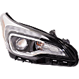 Driver and Passenger Side Halogen Headlight, With bulb(s), OE Replacement