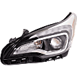 Driver and Passenger Side Halogen Headlight, With bulb(s), OE Replacement