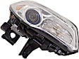 Driver and Passenger Side Headlights, with Bulbs, HID/Xenon, with HID Bulbs and ballast, For Models without Adaptive Frontlighting Systems