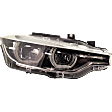 Driver and Passenger Side Headlights, with Bulbs, LED, OE comparable