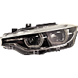 Driver and Passenger Side Headlights, with Bulbs, LED, OE comparable