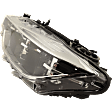 Driver and Passenger Side Headlights, with Bulbs, LED, OE comparable