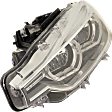 Driver and Passenger Side Headlights, with Bulbs, LED, OE comparable