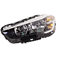 Driver and Passenger Side Halogen Headlight, With bulb(s), OE Replacement