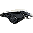 Driver and Passenger Side Headlights, without Bulbs, HID/Xenon, Clear Lens