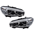 Driver and Passenger Side Headlights, without Bulbs, HID/Xenon, OE comparable, For Models with Adaptive Frontlighting Systems (AFS)