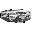 Driver and Passenger Side Headlights, with Bulbs, LED, OE comparable