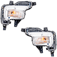 Front, Driver and Passenger Side Turn Signal Light, With bulb(s),, CAPA Certified