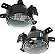 2012-2015 BMW X1 - Front, Driver and Passenger Side Fog Lights, With bulb(s), Halogen, For Models Without M Sport Package, With Adaptive Headlights, Standard/Sport Line/Xline Models