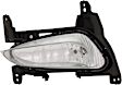 Front, Driver and Passenger Side Halogen Fog Light, With bulb(s), CAPA Certified