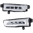 Front, Driver and Passenger Side Fog Lights, With bulb(s), LED