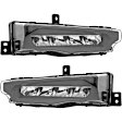 Front, Driver and Passenger Side Fog Lights, With Bulb(s), LED