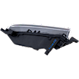 Front, Driver and Passenger Side Halogen Fog Light, with Bulbs