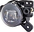 Front, Driver and Passenger Side LED Fog Light, With bulb(s), CAPA Certified
