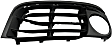 Front, Driver and Passenger Side Fog Light Trims, Textured Black