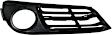 Front, Driver and Passenger Side Fog Light Trims, Textured Black