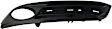 Front, Driver and Passenger Side Fog Light Trims, Textured Black