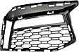 Front, Driver and Passenger Side Fog Light Trims, Textured Black