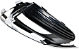 Front, Driver and Passenger Side Fog Light Trims, Textured Black