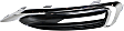 Front, Driver and Passenger Side Fog Light Trims, Textured Black
