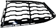 Fog Light Cover - Front, Driver and Passenger Side, Black