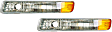 SET-RB1610160 Front, Driver and Passenger Side Turn Signal Light, Without bulb(s)