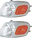 SET-RB1630104 Front, Driver and Passenger Side Turn Signal Light, Without bulb(s)