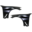 Front, Driver and Passenger Side Fenders, CAPA CERTIFIED