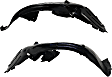 Front, Driver and Passenger Side, Front Section, Fender Liner