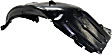 Front, Driver and Passenger Side, Front Section, Fender Liner