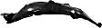 Front, Driver and Passenger Side, Fender Liner