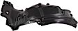 2017-2023 BMW 540i - Front, Driver and Passenger Side, Rear Section Fender Liner