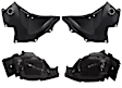 Front, Driver and Passenger Side, Front or Rear Section Fender Liner