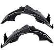 Front, Driver and Passenger Side, Fender Liner, CAPA CERTIFIED