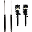 Front and Rear, Driver and Passenger Side Shock and Fully Loaded Strut