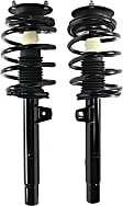 Front, Driver and Passenger Side Fully Loaded Struts, E46 Body Style, For Models without Sport Handling Package