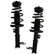 Front, Driver and Passenger Side Fully Loaded Struts, FWD, For Models without Active Suspension