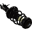 Front, Driver and Passenger Side Fully Loaded Struts, FWD, For Models without Active Suspension